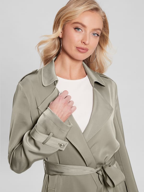 Guess women's trench coat hot sale