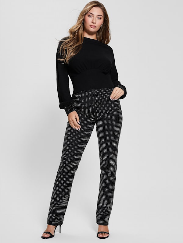 Guess jeans with rhinestones 2025