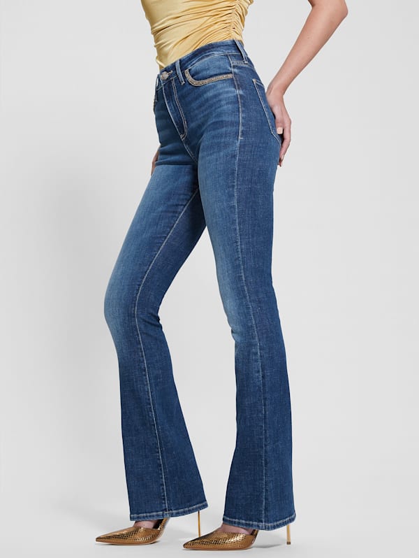 Indigo 5 Pocket Stretch Flared Jean