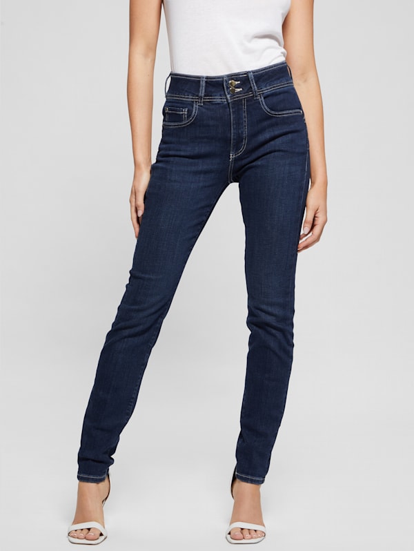 High-rise skinny jeans