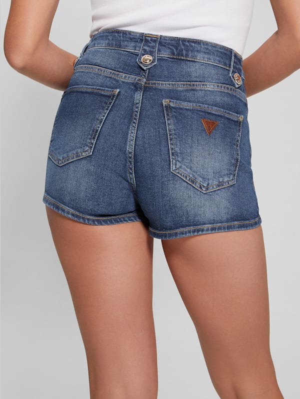 Eco Clash Denim Shorts GUESS Canada