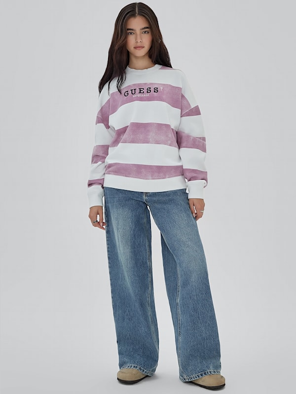 Guess striped sweatshirt top