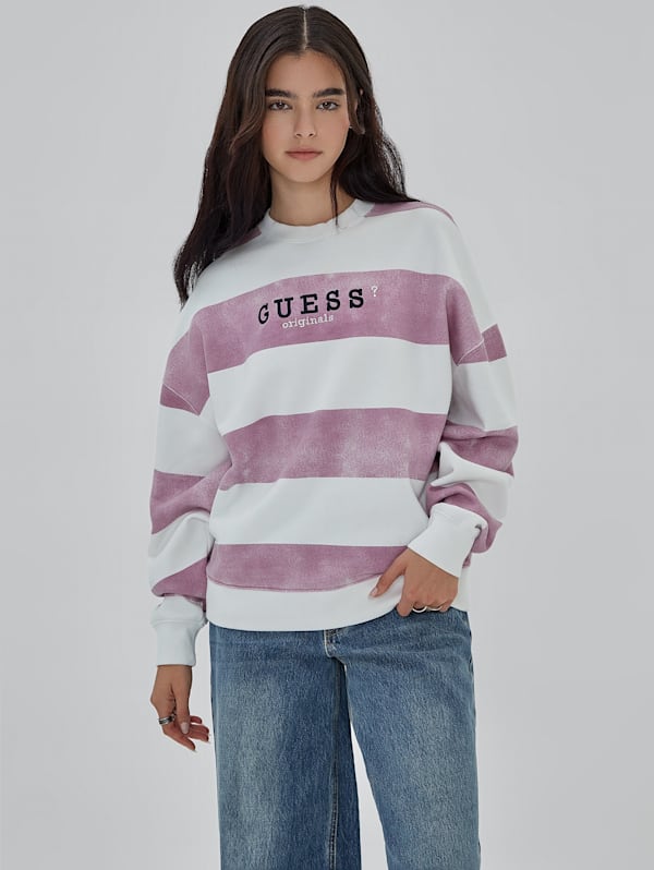 GUESS Originals Eco Foam Logo Oversized Sweatshirt GUESS