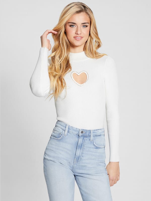 Guess bodysuit best sale white