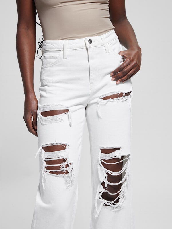 Guess ripped jeans womens new arrivals