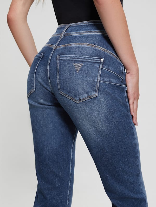 Guess smiley face jeans clearance
