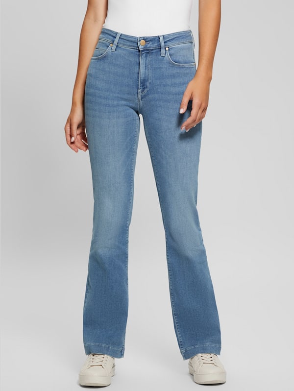 Guess mid rise bootcut jeans online
