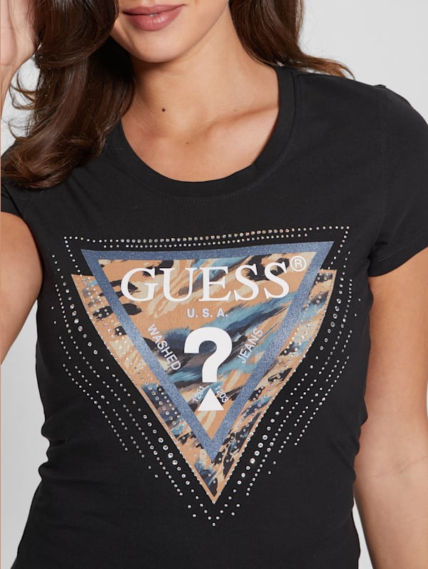Eco Leo Signature Triangle Tee GUESS