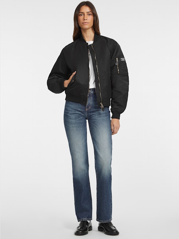 Nylon Bomber Jacket GUESS Canada