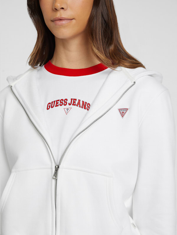 Mini Patch Zip Up Sweatshirt GUESS Canada