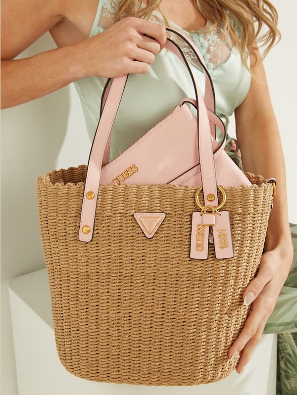 Guess straw bag sale