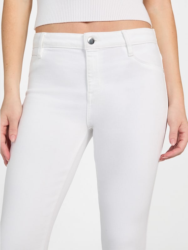 GUESS Eco Sexy Curve Mid rise Jeans White 30
