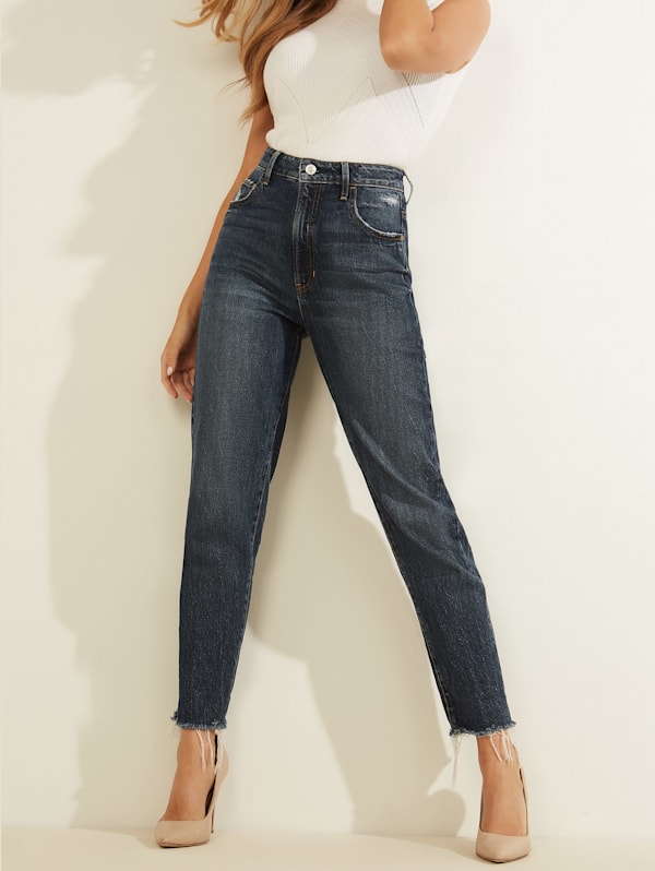 Eco Slim Mom Jeans GUESS Canada