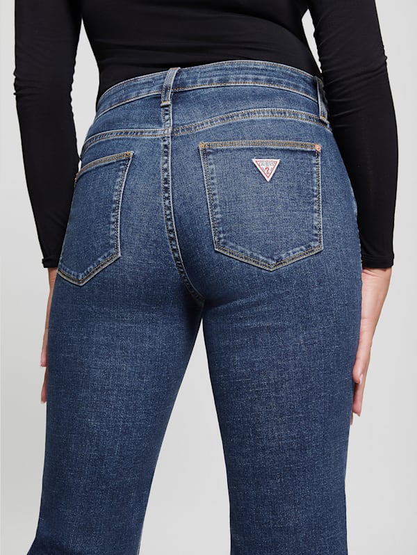 GUESS Women's Sexy Mid-Rise Bootcut Jeans - Macy's