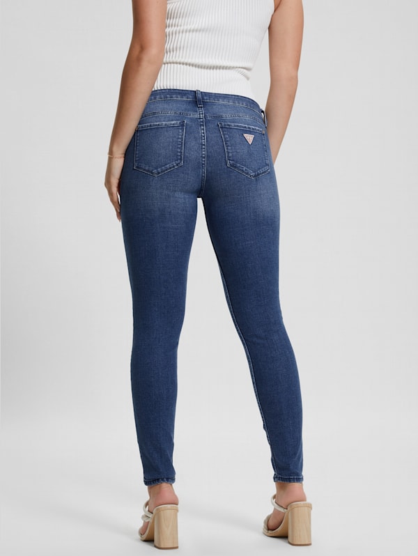 Guess low rise power skinny cheap jeans