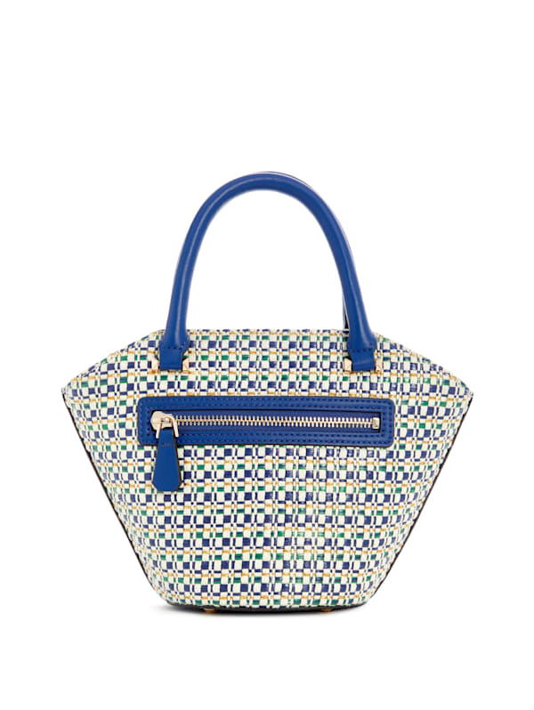 GUESS Beauvoir Mini Tote Blue One Size