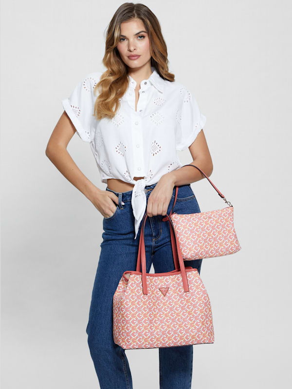 Vikky Large Tote Set GUESS Canada