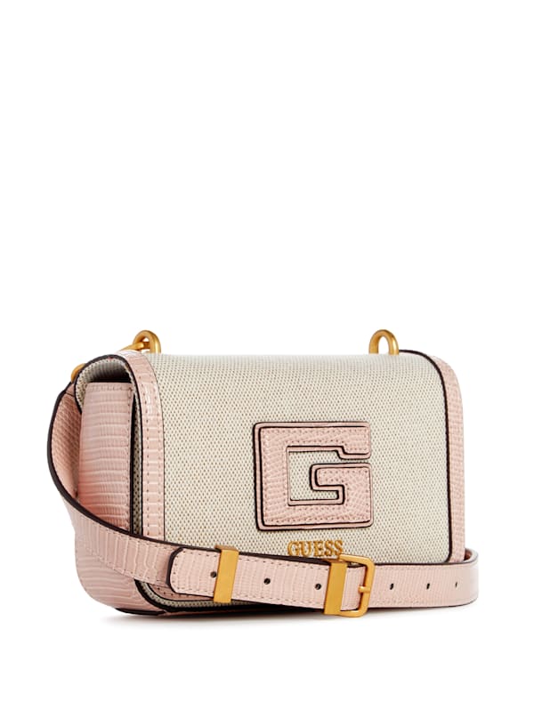 G Status Snake-Embossed Mini Crossbody | GUESS