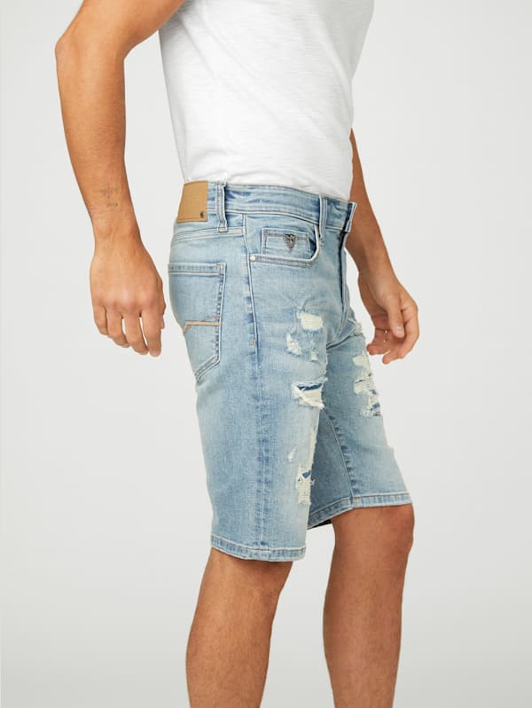 Burton Rip and Repair Denim Shorts GUESS Factory