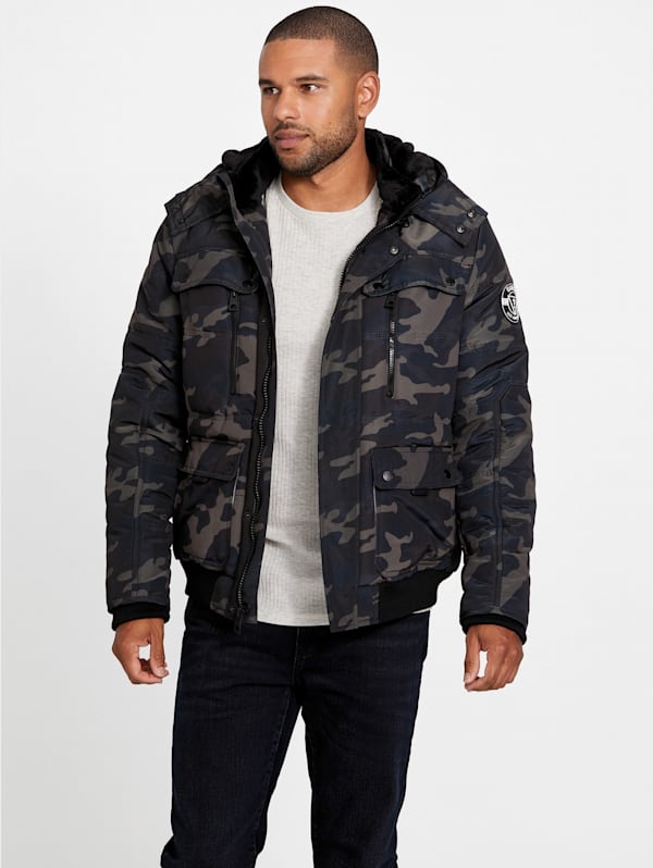 Hollister camo puffer jacket clearance