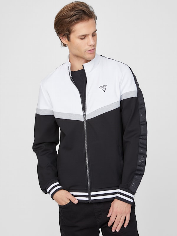 Colourblock Zip-Front Jacket