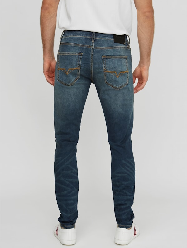 Guess Men Miami Super Skinny Jeans – Blue Wash – BK's Brand Name Clothing