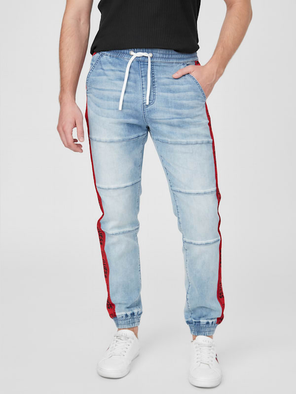 Guess denim joggers hotsell