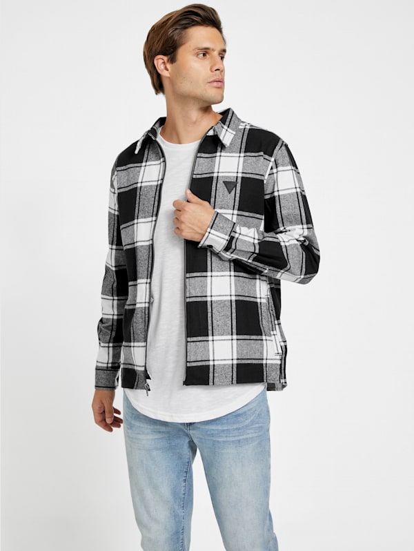 Guess plaid outlet shirt