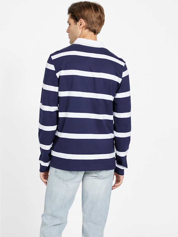 Guess striped hotsell polo