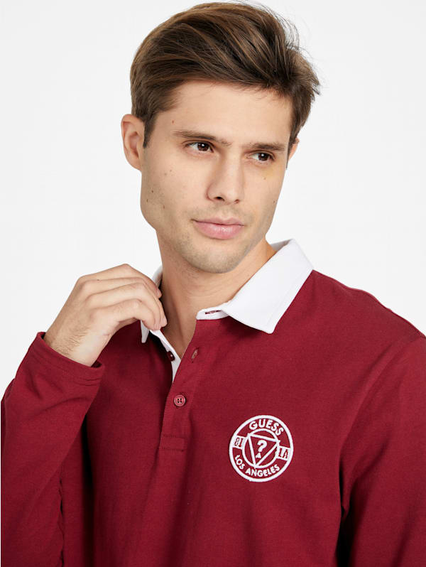 Guess maroon shirt sales