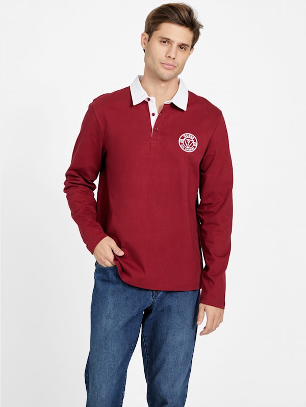 Guess long sleeve rugby shirt 2025