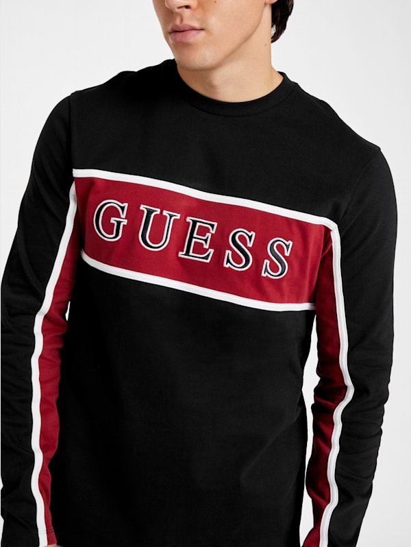 Longline Logo Tee, GUESS.com