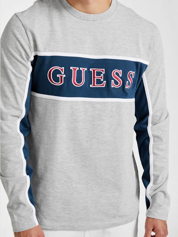 Guess logo long sleeve discount
