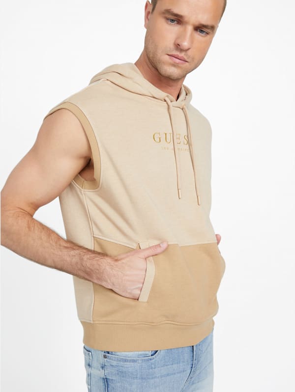 Guess new arrivals sleeveless hoodie