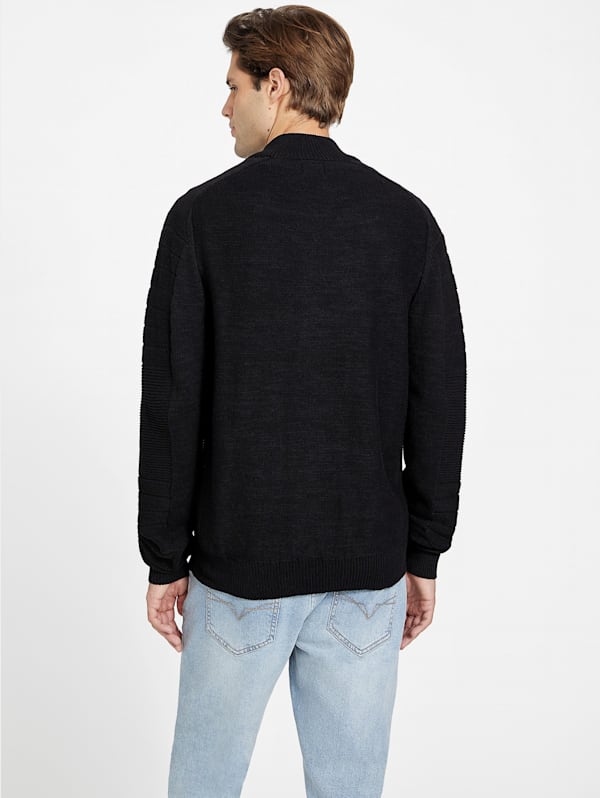 Black marled sweater new arrivals