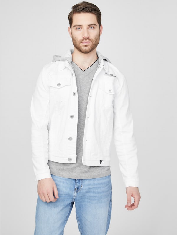 Factory Morrison Denim Jacket White M
