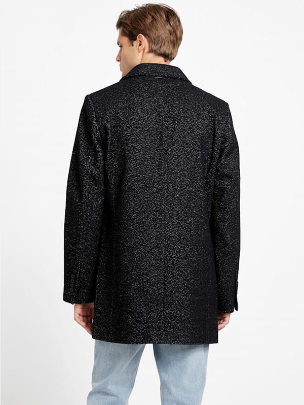 Guess men's outlet wool coat