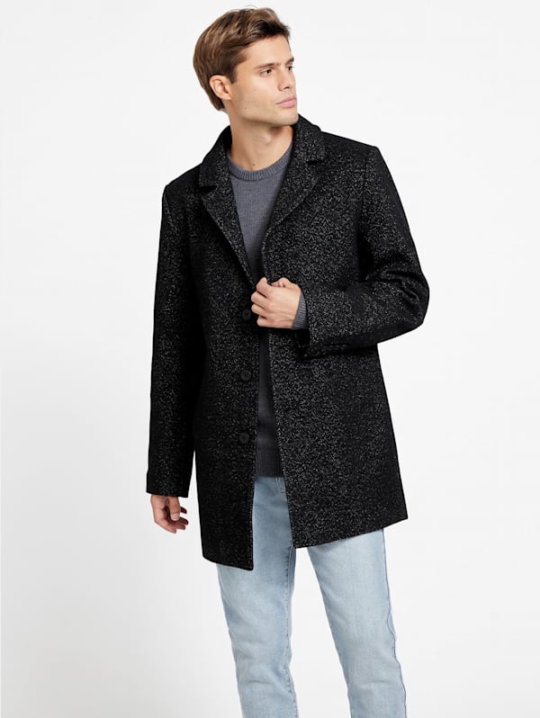 Link Wool-Blend Coat | GUESS Factory