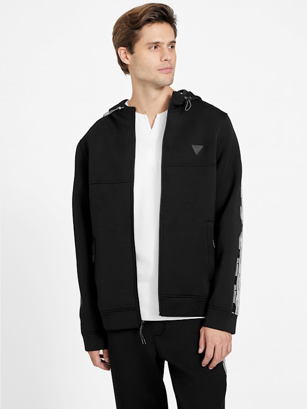 Guess tape 2025 full zip hoodie