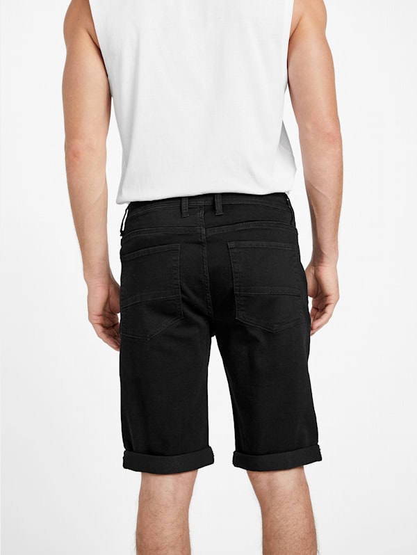 Eco Tyler Drawstring Denim Shorts GUESS Factory