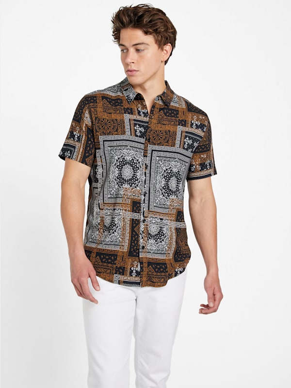Timo Bandana Shirt | GUESS Factory