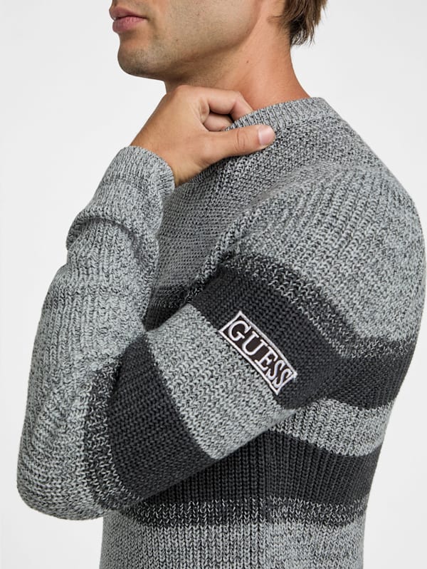 Guess striped jumper clearance