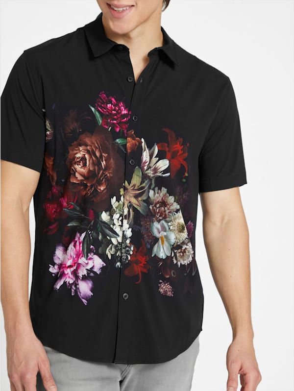 Guess floral shirt cheap
