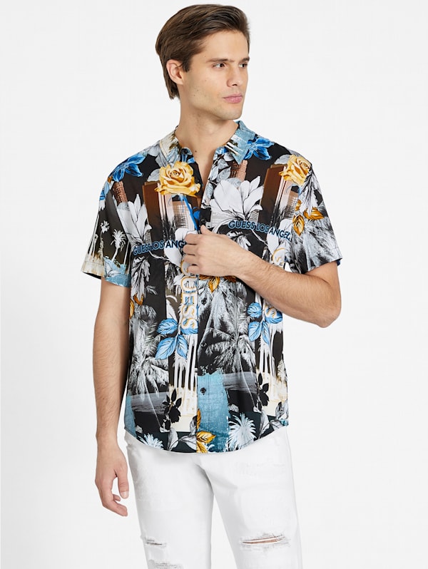Chai Printed Shirt | GUESS Factory
