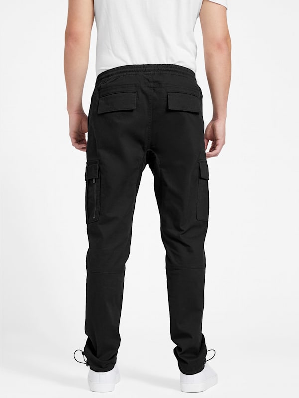 Black utility joggers online