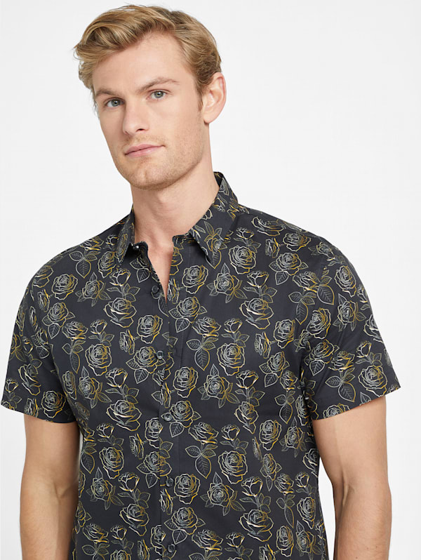 Samwell Floral Shirt GUESS Factory Ca