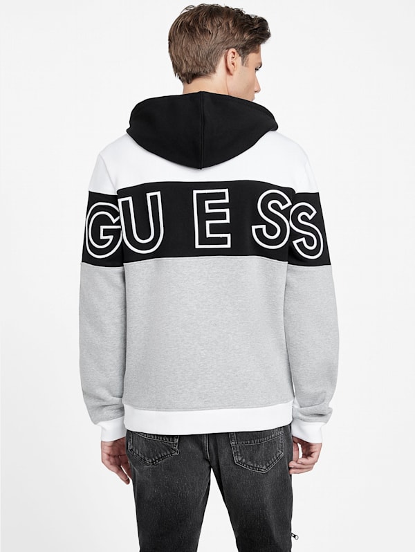 Guess colorblock hoodie new arrivals