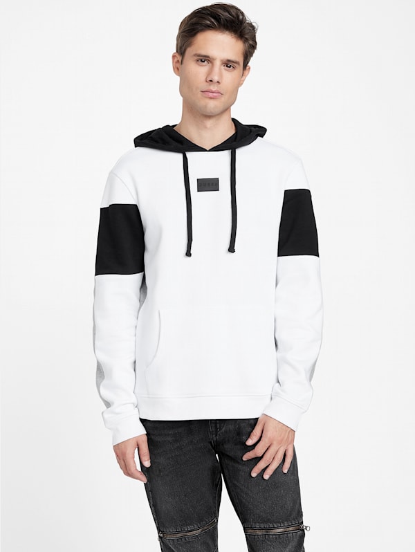 Eco Ben Color Block Hoodie GUESS Factory Ca