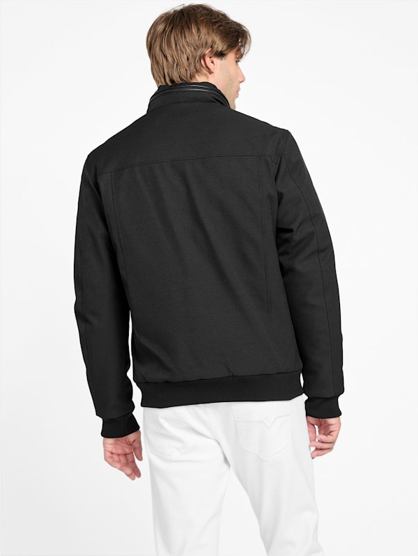 Factory Josh Hooded Jacket - Black - M
