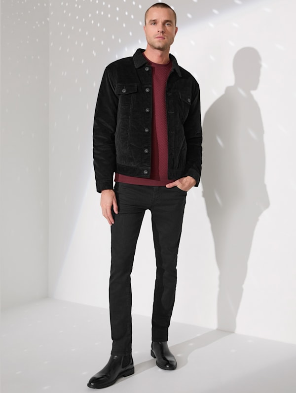Guess sherpa denim jacket online